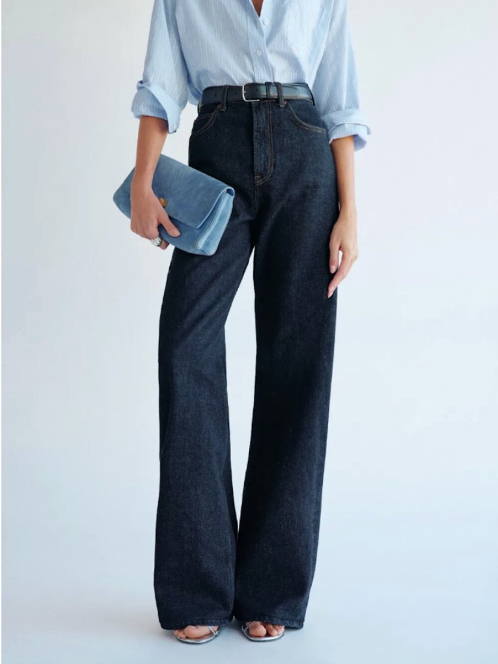 Reformation Cary High Rise Slouchy Wide Leg Jeans